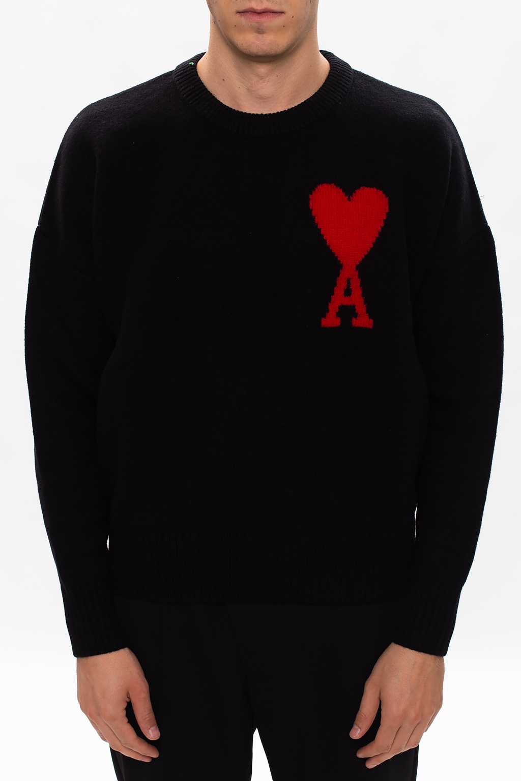 【送料&関税込】Ami Alexandre Mattiussi ami Sweater Ami Paris Ami Alexandre Mattiussi Sweater Black - Beachim